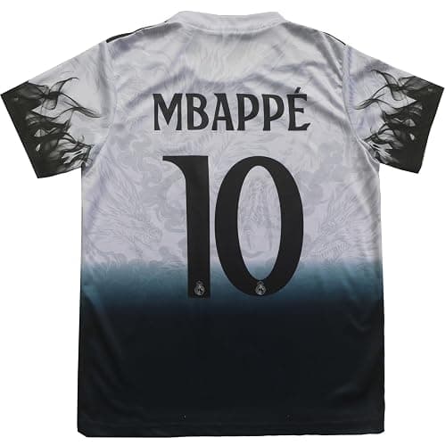 KEDI Mbappe Madrid #10 Special Limited Dragon Edition Football Soccer Kids Jersey Shorts/Socks Set Youth Sizes thumbnail 2