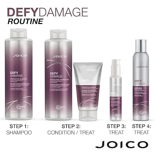 Joico Defy Damage Protective Shampoo & Conditioner | For Color-Treated Hair | Strengthen Bonds & Preserve Hair Color | With Moringa Seed Oil & Arginine thumbnail 8