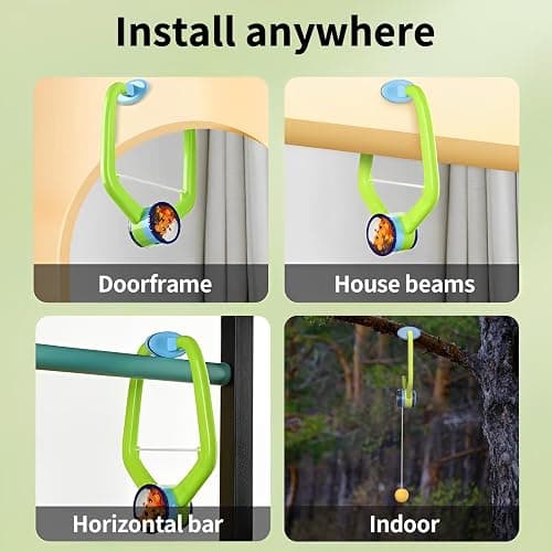 Door Table Tennis Game Over The Door，Hanging Table Tennis,Door Ping Pong Game，Adjustable Doorway Table Tennis, Portable Table Tennis Exerciser, Indoor Ball Games Unisex thumbnail 5