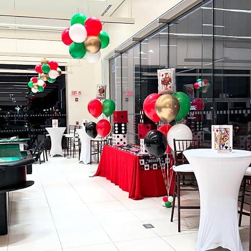 Christmas Balloons, 50pcs 12 inch Red White Green Gold Balloons for Christmas Theme Party Supplies Birthday Party Decorations thumbnail 4