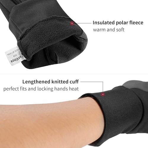 FanVince Winter Gloves Touch Screen Water Resistant Windproof Thermal for Running Cycling Driving Hiking for Men Women thumbnail 3
