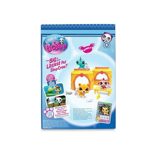BANDAI Littlest Pet Shop Tiki Jungle Playpack | The Pack Contains 3 LPS Mini Pet Toys 3 Accessories 1 Collector Card and 1 Virtual Code | Collectable Toys for Girls and Boys thumbnail 4