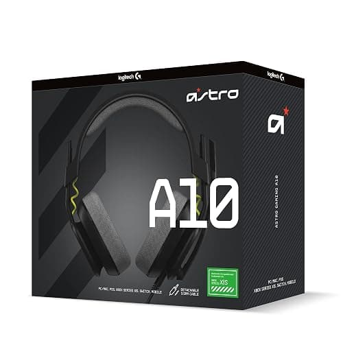 ASTRO A10 Gaming Headset Gen 2 Wired Headset, Over-ear Gaming Headphones, Lightweight, Flip-to-mute microphone, 32 mm drivers, Compatible with Xbox Series X|S, Xbox One, Nintendo Switch, PC - Black thumbnail 10