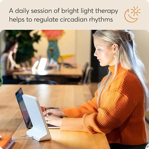 Lumie Mini, Compact Bright Light Therapy Lamp for Improved Mood, Energy and Alertness thumbnail 5