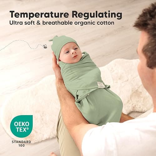 3 pack organic swaddles thumbnail 4