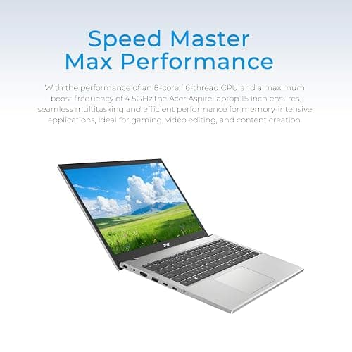 acer Aspire 3 Laptop | 15.6" FHD Display | AMD Ryzen 7 5700U 8-Core Processor | 8GB RAM, 256GB SSD | Windows 11 Pro | Fast Wi-Fi, Business | School & Daily Use thumbnail 3