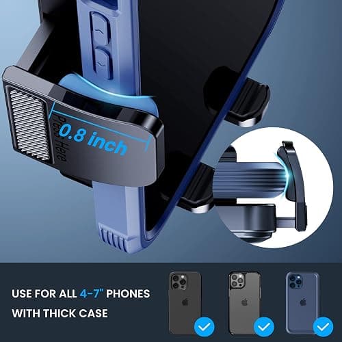BIPOPIBO Phone Mount for Car Holders Cell Phon Holder Hands Free Phone Stand for Car Vent Automobile Mount Fit iPhone Android Smartphoe Universal Camera Mount Stabilizers thumbnail 6