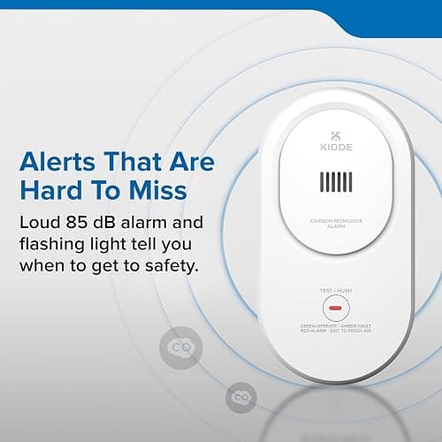 Kidde Carbon Monoxide Detector, Plug-in & AA Battery Backup, COP | Rotating Plug with Power Surge Immunity, LED Status Lights, Loud 85 Db Alarm, Ideal for Homes & Apartments, 5th Edition thumbnail 7