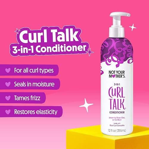 Not Your Mother's Curl Talk Shampoo and Conditioner (2-Pack) - 12 fl oz Each - Cleanse, Hydrate, Moisturize, & Enhance Curls - Long-Lasting Frizz Control for All Curly Hair Types thumbnail 4