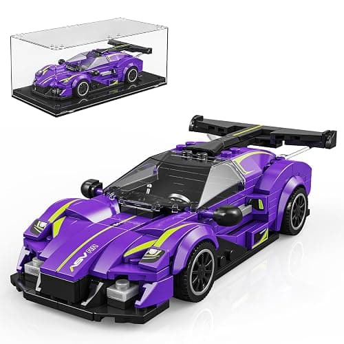 TYCOLE TGL Super Sports Car Building Block Set with Display Case, Speed Racing Car Building Toys for Kids and Adults, Collectible Model Cars Kits Gift for Technic Cars Lovers Boys 6+ (316PCS) - Image 1