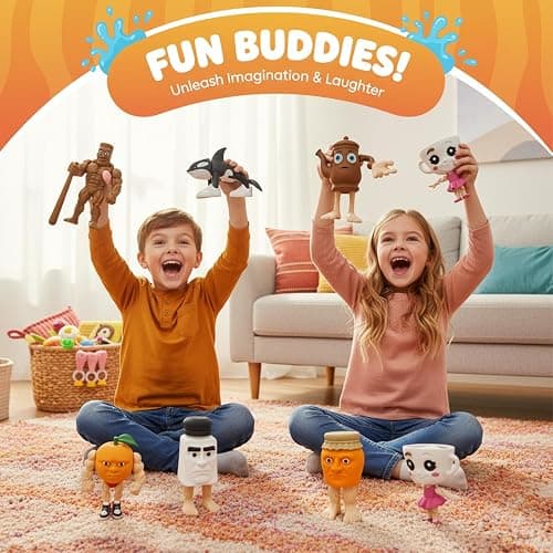Sarcidery Brainrot Toys,Large Poseable Italian Brainrot Toys,Brainrot Action Figures for Kids,Steal a Brainrot for Fun Desk Display, Collecting & Parent‑Child Playtime Gifts（7Pcs 2） thumbnail 4