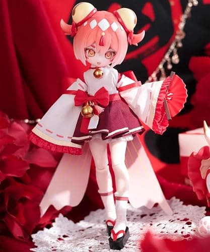 CALEMBOU BJD Blind Box, Cute Vision Reconstruction Series Ball Jointed Doll, 1/8 Dress up Doll with Joints, Collectable Action Figure for Birthday thumbnail 3