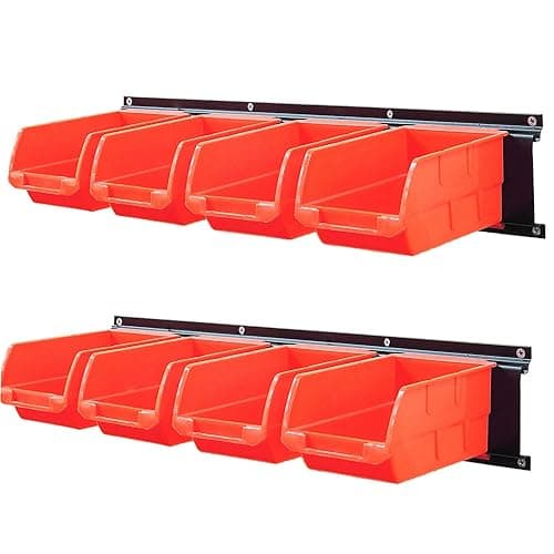 Wallmaster 8-Bin Storage Rack