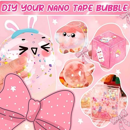 Nano Tape Bubble Kit for Kids, Squishy Toys Maker Making Kit, Birthday Gifts Toys for 4 5 6 7 8 9 10 11 12 Year Old Girls Girl, Kids Toys for Girls 4-6 6-8 7-8 8-10 10-12 thumbnail 4
