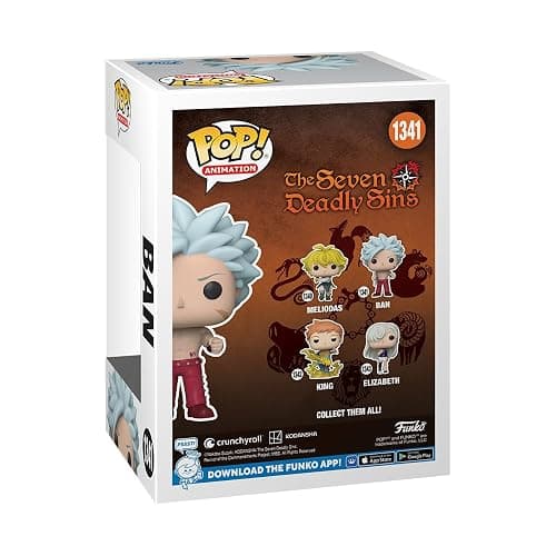 Funko POP! Animation: Seven Deadly Sins - Ban - Collectable Vinyl Figure - Gift Idea - Official Merchandise - for Kids & Adults - Anime Fans - Model Figure for Collectors and Display thumbnail 3