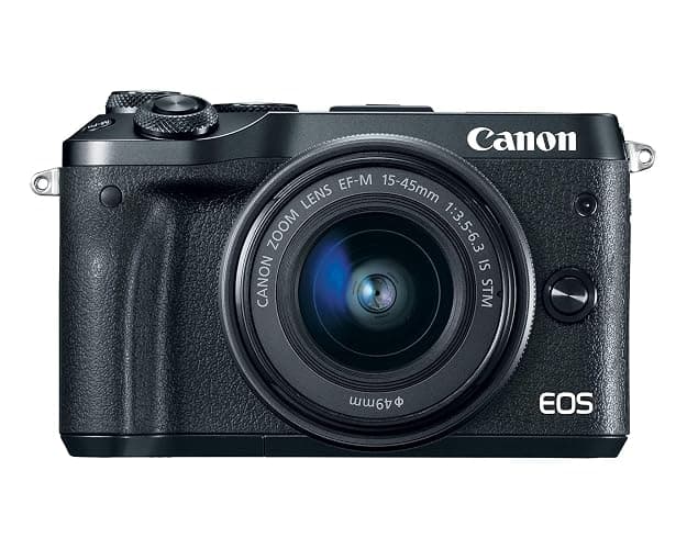 Canon EOS M6 (Black) EF-M 15-45mm f/3.5-6.3 is STM Lens Kit (Renewed) thumbnail 4