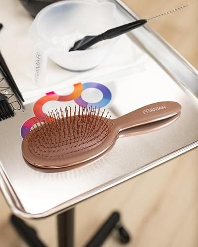 FRAMAR Chocolate Detangling Hair Brush thumbnail 2