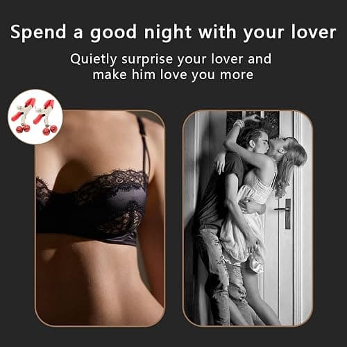 Adjustable Metal Nipple Clamps Entertainment Clip for Women R906 Non-Piercing Nipplerings Clip On Nipple Rings Decorative Clip for Clothing Accessories thumbnail 3
