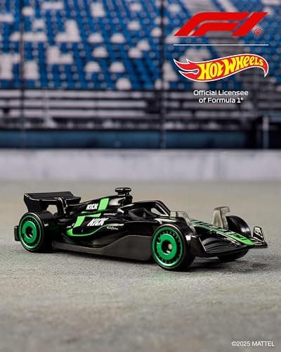 Hot Wheels Toy Cars Formula 1 5-Pack, Set of 5 1:64 Scale Die-Cast Vehicles Featuring F1 Racing Team Decos, Collectible Race Cars thumbnail 5