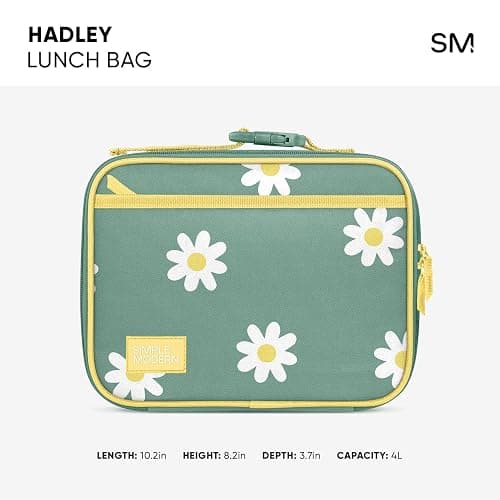 Simple Modern Disney Kids Lunch Box for School | Reusable Insulated Lunch Bag for Toddler, Girl, and Boy | Meal Container with Exterior & Interior Pockets | Hadley Collection | Frozen Elsa's Snowflake thumbnail 4