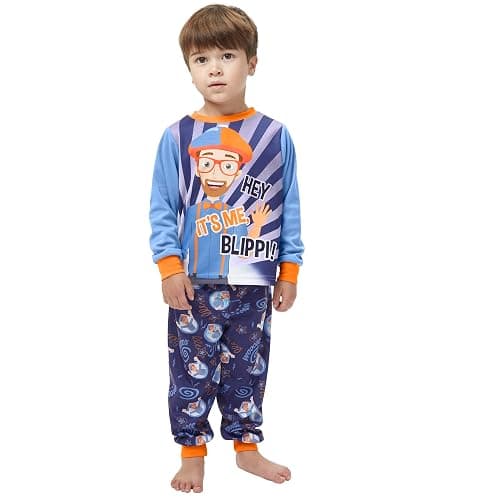 Blippi Pajamas | Long Sleeve Boys Pjs | Kids Pajama Set | Boys' Sleepwear thumbnail 2