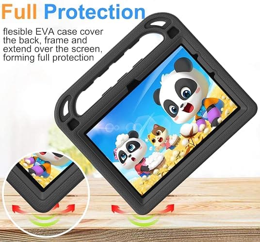 BMOUO Kids Case for Fire HD 10 Tablet (13th/11th Generation, 2023/2021) with Screen Protector, Shockproof Light Weight Handle Stand Kids Case for Amazon Fire HD 10 Tablet - Blue thumbnail 4