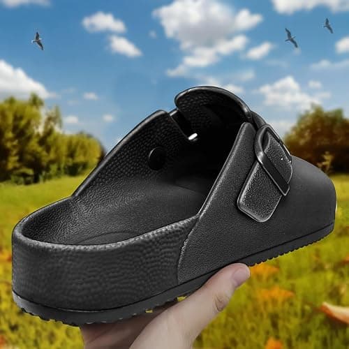 Bigant Women Clogs Slip-on Nursing Garden Shoes Unisex-Cushioned Footbed | Lightweight Mules | Arch Support |Slip-resistant Sandals thumbnail 2