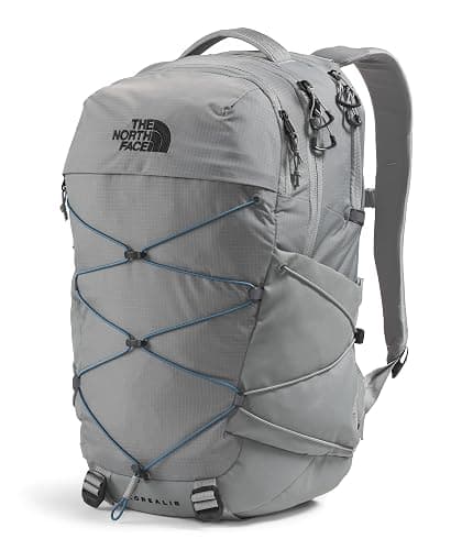 The North Face Borealis Commuter Laptop Backpack - Water Repellent, Laptop Sleeve, Large Main Compartment, Concrete, One Size thumbnail 6