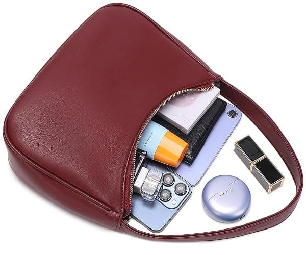 CYHTWSDJ Shoulder Bags for Women, Cute Hobo Tote Handbag Mini Clutch Purse with Zipper Closure thumbnail 5