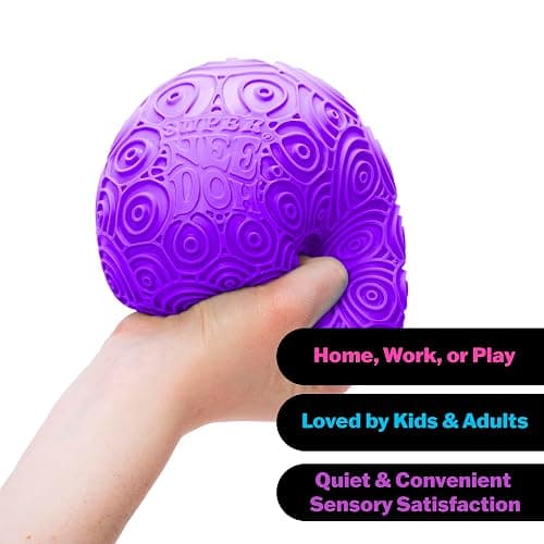 Schylling: Ripples Super NeeDoh - Surprise Style! (1) 4.25" Toy in Assorted Neon Colors & Textures, Doh-Filled, Stress Reliever, Squish-Squeeze-Pull thumbnail 6
