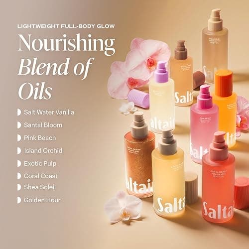 Saltair Body Oil - Luxurious Salt Water Vanilla After Shower and Bath Oil for Women and Men. Botanical, Non-Greasy, Well-Absorbing Moisturizer for Hydrating Dry Skin – 4oz Bottle thumbnail 4