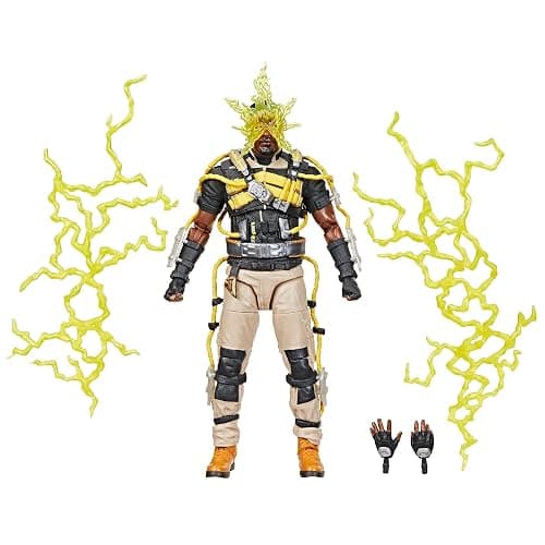 Marvel Legends Series Marvel’s Electro, Spider-Man: No Way Home Collectible 15-cm Action Figure, Blue and Yellow - Image 1