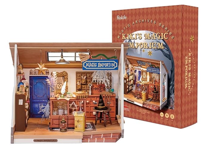 Rolife DIY Miniature Dollhouse Room Kit - Magic Potion Store Diorama Kit DIY Crafts Hobbies for Women/Men Gifts for Teens Adults Home Decor - Magic Potion Store thumbnail 7