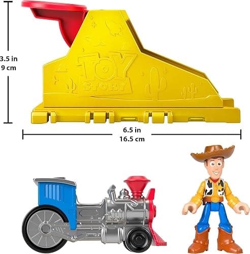 Fisher-Price Imaginext Launcher Set with 3-inch Woody Action Figure & Toy Vehicle, Inspired by Disney Pixar Toy Story (Characters May Vary) thumbnail 2
