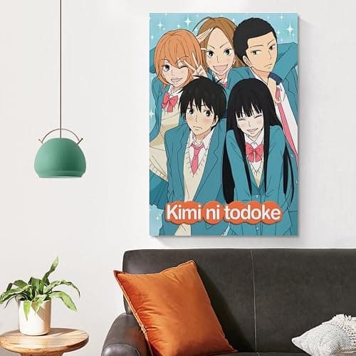 GERRIT Anime Kimi Ni Todoke From Me to You Canvas Wall Art for Room Aesthetic and Decor - Bedroom Living Room Poster 24x36inch(60x90cm) Unframe-style thumbnail 4