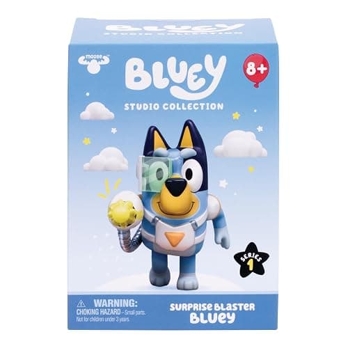Bluey Studio Collector Figure – Surprise Blaster (4.3" or 11.4 cm), Inspired by Iconic Episode, Premium Detailing, Special Finish. 6 to Collect, Connect, and Display. thumbnail 3