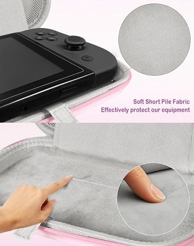 Gurgitat for Nintendo Switch 2 Carrying Case - Bear Cute Kawaii Design with Handle and Strap for Switch 2 2025 Travel Cases Portable Storage Carry Protective Hard Shell for Women Girls Boys Teens thumbnail 3