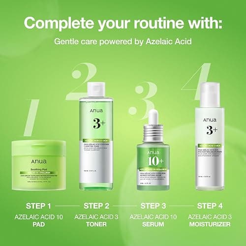 Anua Azelaic Acid 10 Hyaluron Redness Soothing Serum, Facial Serum for Blemish-Prone & Oily-Prone Skin, Lightweight & Hydrating Blemish Care, Hyaluronic Acid, Korean Skincare, 1.01 fl oz. thumbnail 10