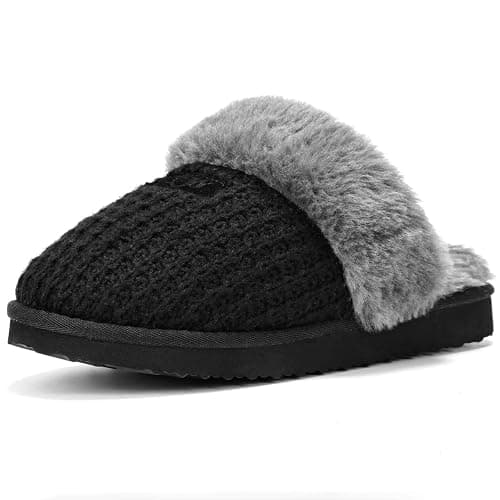 OOW Cozy House Slippers for Women with Memory Foam Fuzzy Shoes for Indoor - Image 1