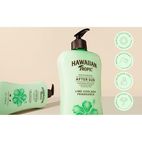 Hawaiian Tropic Lime Coolada After Sun Lotion | After Sun Care, Skin Care, Daily Moisturizing Lotion with Aloe, Cocoa Butter & Shea Butter, 16oz each Twin Pack thumbnail 3