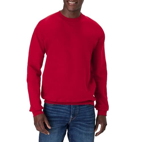 Hanes mens Ultimate Sweatshirt, Heavyweight Fleece Sweatshirt, Crewneck Pullover for Men - Image 1