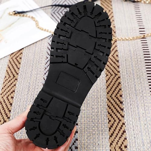 OKJ Loafers for Women Chunky Women's Loafers & Slip-ons Fashion Penny Comfort Business Casual Shoes Dressy Office Work Slip on Black Platform Loafers for Womens thumbnail 6