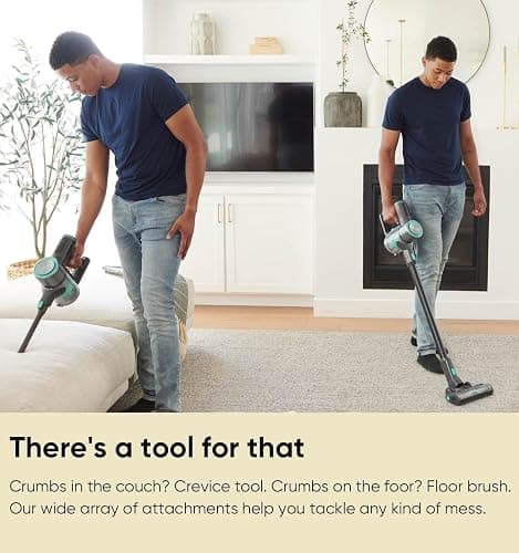 Wyze Cordless Vacuum S with 20Kpa Powerful Suction, Lightweight Stick with HEPA Filter, 300W Powerful Brushless Motor, 40mins Runtime for Home Hard Floor Carpet Pet Hair thumbnail 5