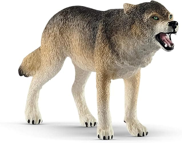 Schleich Wild Life - 5PC North American Animal Figurine Bundle - Realistic Moose, Wolf, Fox, Alligator, and Grizzly Bear Figures - Educational Toys for Kids for Screen-Free Play - 3+ | 77417 | Wild Animal Figurine, Realistic Animal Toys, Safari Toy for Boys and Girls, Screen-Free Imaginative Pretend Play, Montessori thumbnail 7