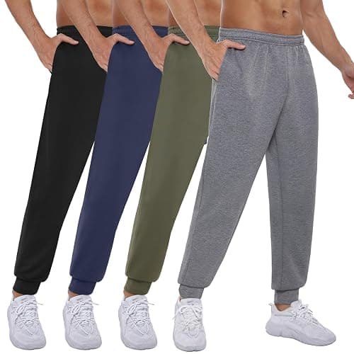 YOYI ABPOPA Mens Sweatpants with Pockets Gym Joggers - Athletic Pants for Workout Casual - Image 1