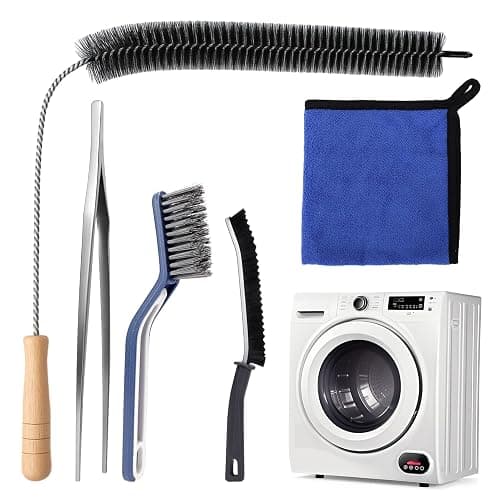 XANGNIER 5 Pack Dryer Vent Cleaner Kit,Flexible Dryer Lint Brush Vent Cleaner,Dryer Lint Trap Cleaning Tool,Laundry Room Essentials Lint Remover Accessories,Household Cleaning Tools - Image 1