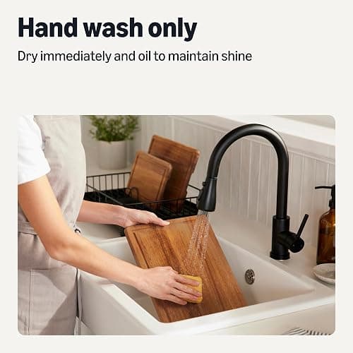 Amazon Basics Wooden Chopping Boards, 3-Piece Set, Acacia Wood Pre Oiled thumbnail 4