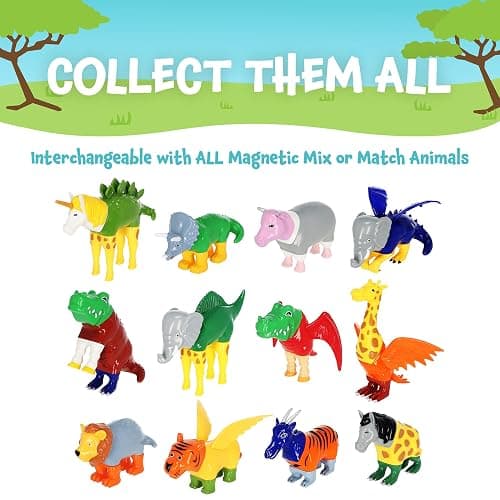 Popular Playthings Magnetic Mix or Match Animals | Magnetic Animals for Toddlers 1-3, for Kids, Animal Toys thumbnail 7