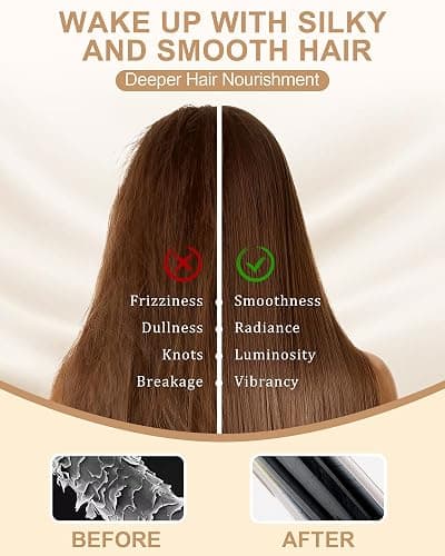 AWAYTR Double Layer Satin Bonnet for Women, Reversible Sleep Hair Wrap | Soft Satin Sleep Cap for Curly Hair, Anti-Frizz & Moisture Retention, Secure Elastic Tie Band for Daily Night Care thumbnail 5