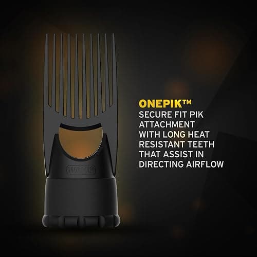 WAHL PowerPik 2 Hairdryer, für Frauen, Pik-Aufsatz, Afro-Haartrockner, afro-karibisches Haar, drei Hitzestufen, Anti-Frizz-Trocknung, schwarz thumbnail 6